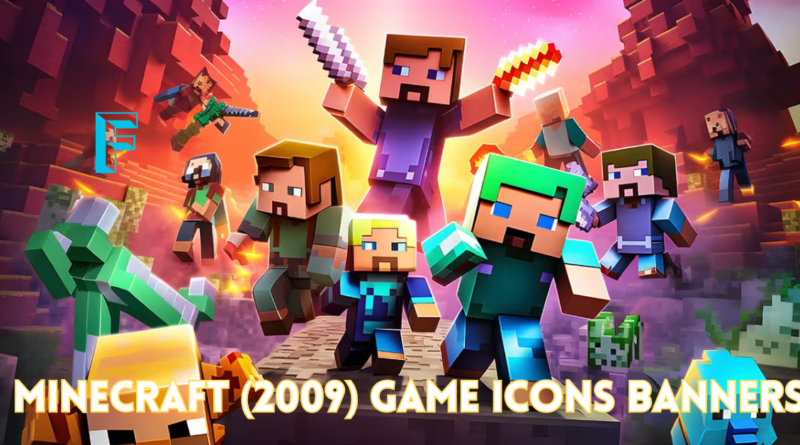 minecraft (2009) game icons banners